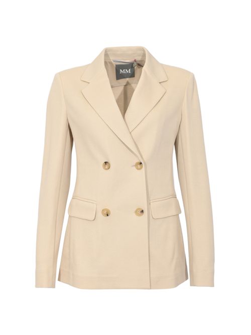 Giacca doppiopetto MMLROTONDO in piquet di cotone MM Max Mara | 2616911097600001